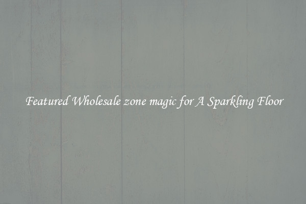 Featured Wholesale zone magic for A Sparkling Floor
