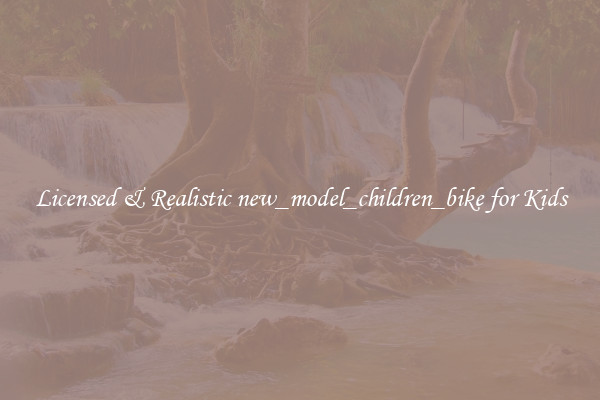 Licensed & Realistic new_model_children_bike for Kids