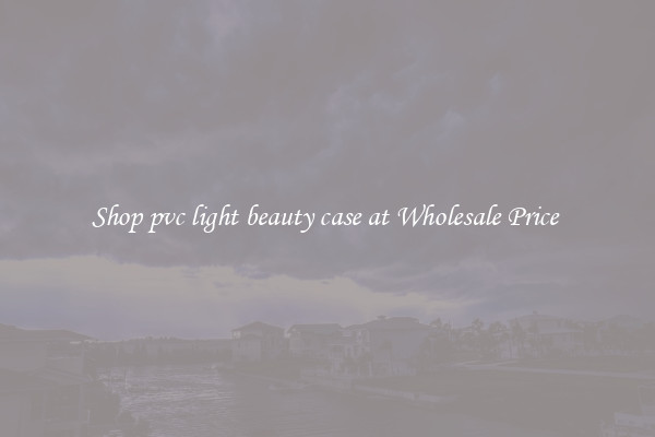 Shop pvc light beauty case at Wholesale Price 