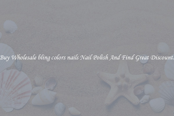 Buy Wholesale bling colors nails Nail Polish And Find Great Discounts