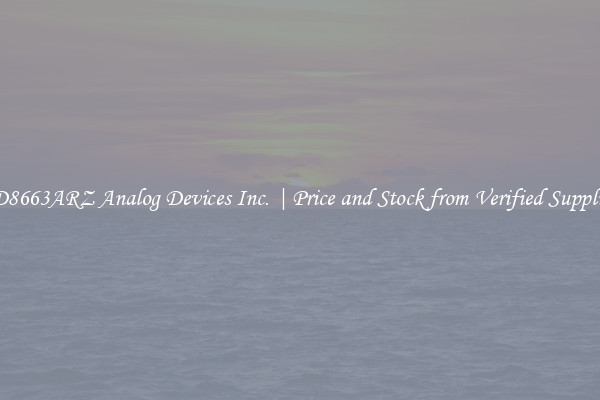 AD8663ARZ Analog Devices Inc. | Price and Stock from Verified Suppliers