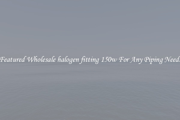 Featured Wholesale halogen fitting 150w For Any Piping Needs